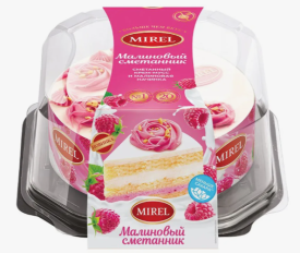 Торт Мирель Малиновый сметанник 0,65